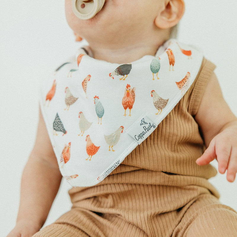 Copper Pearl Baby Bandana Bibs | Farmstead