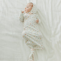 Copper Pearl Newborn Knotted Gown | Mabel