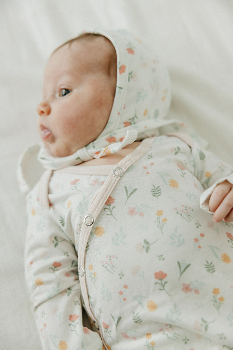 Copper Pearl Baby Bonnet | Mabel