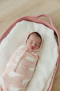 Copper Pearl Baby Bonnet | Goosie