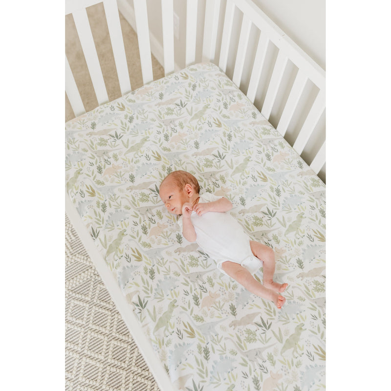 Copper Pearl Premium Knit Fitted Crib Sheet | Rex