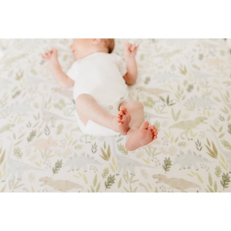 Copper Pearl Premium Knit Fitted Crib Sheet | Rex