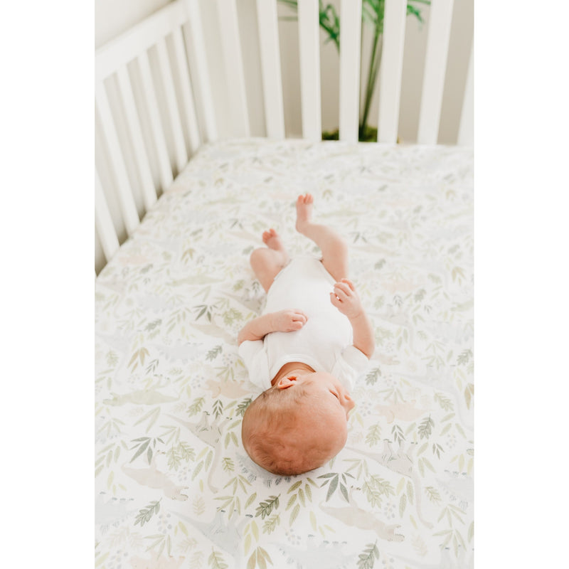 Copper Pearl Premium Knit Fitted Crib Sheet | Rex