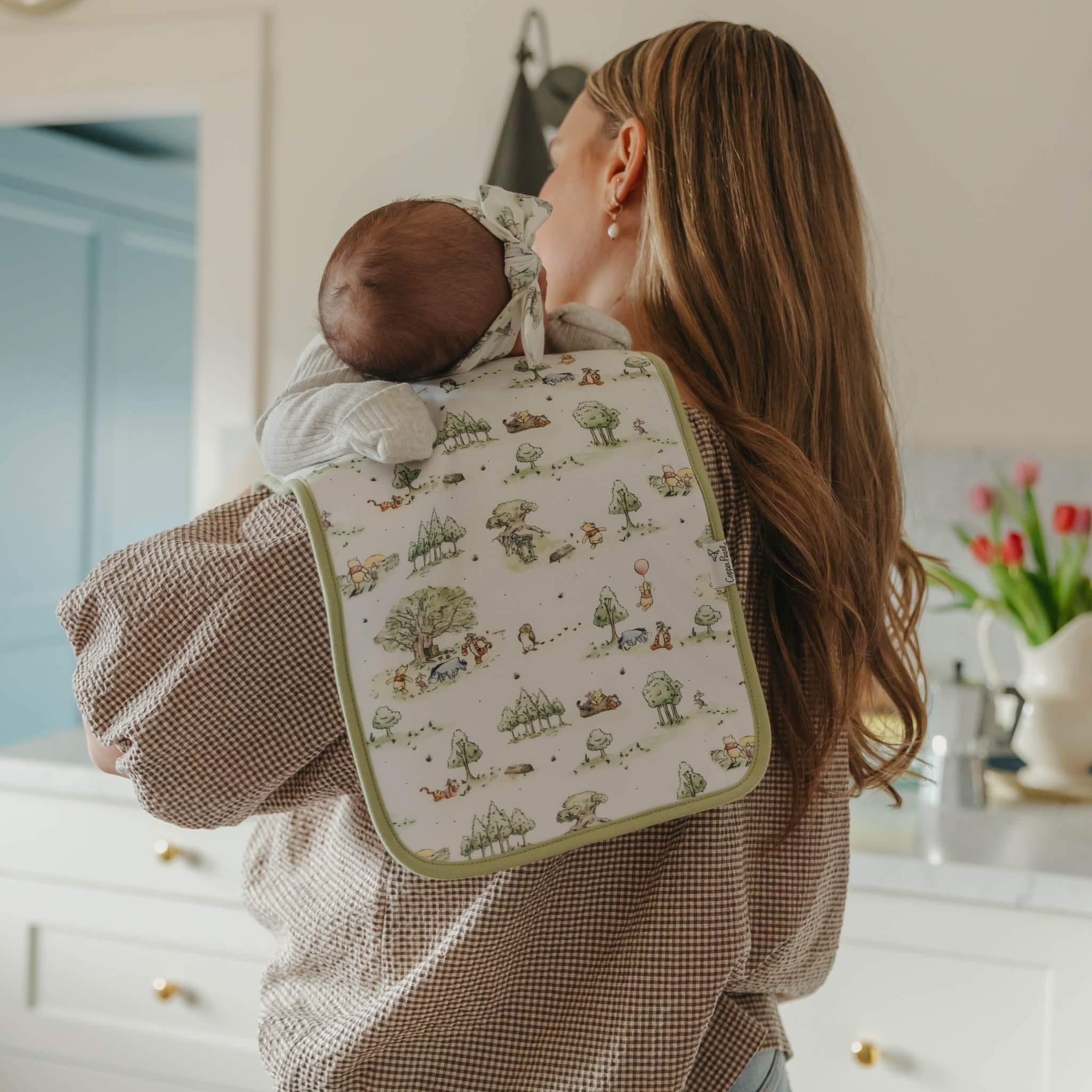 Copper Pearl Premium Burp Cloths | Hundred Acre Wood