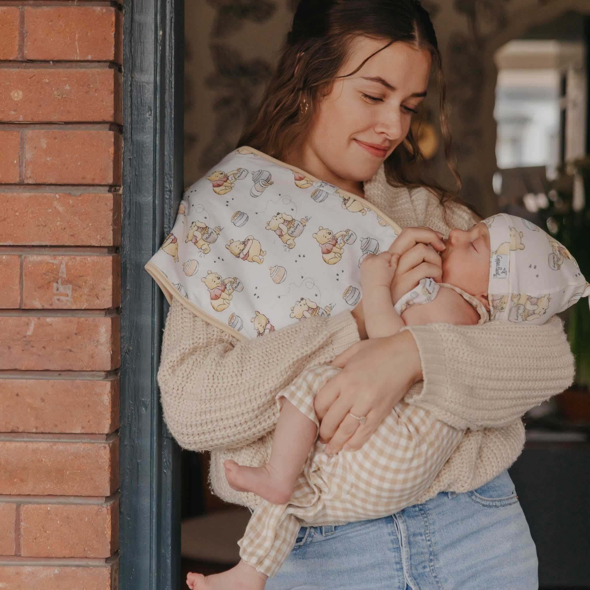 Copper Pearl Premium Burp Cloths | Hundred Acre Wood