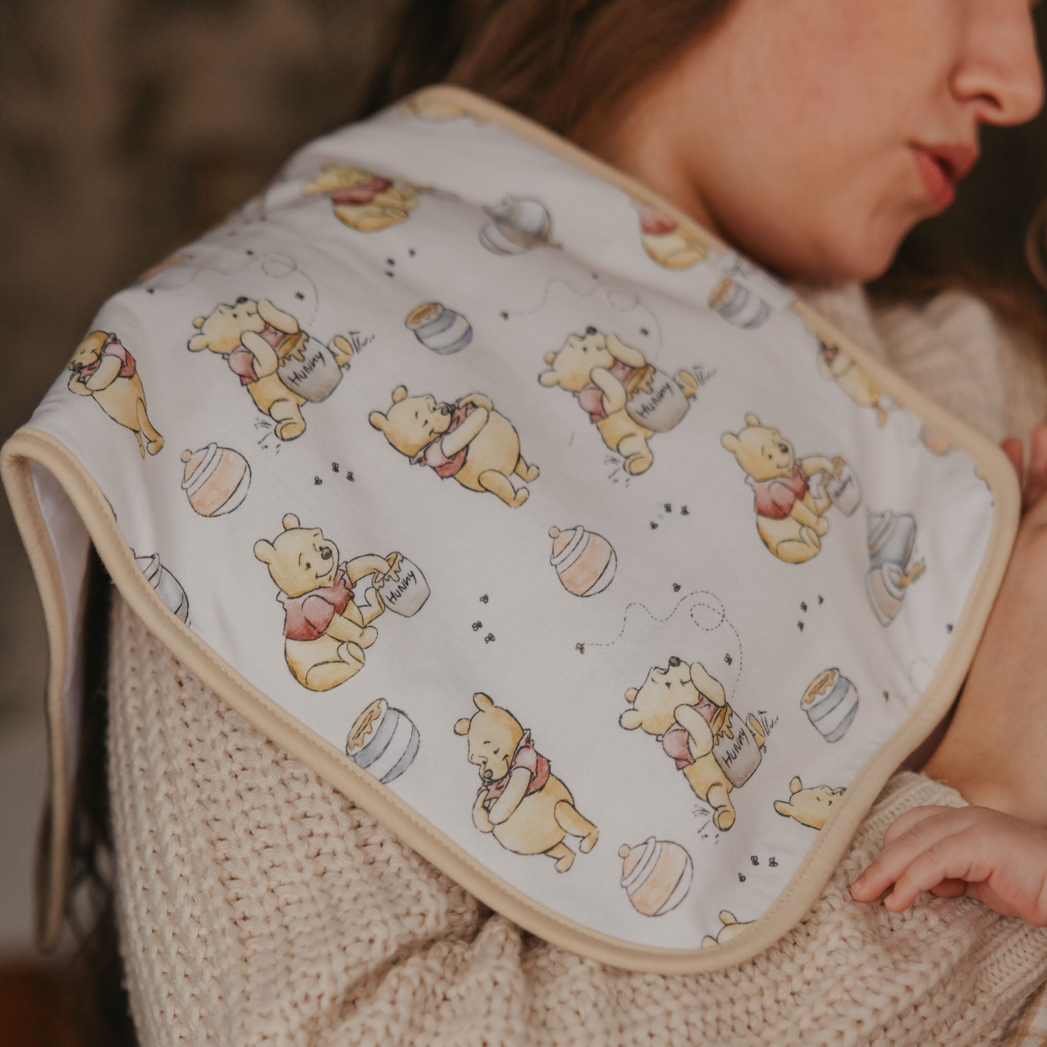 Copper Pearl Premium Burp Cloths | Hundred Acre Wood