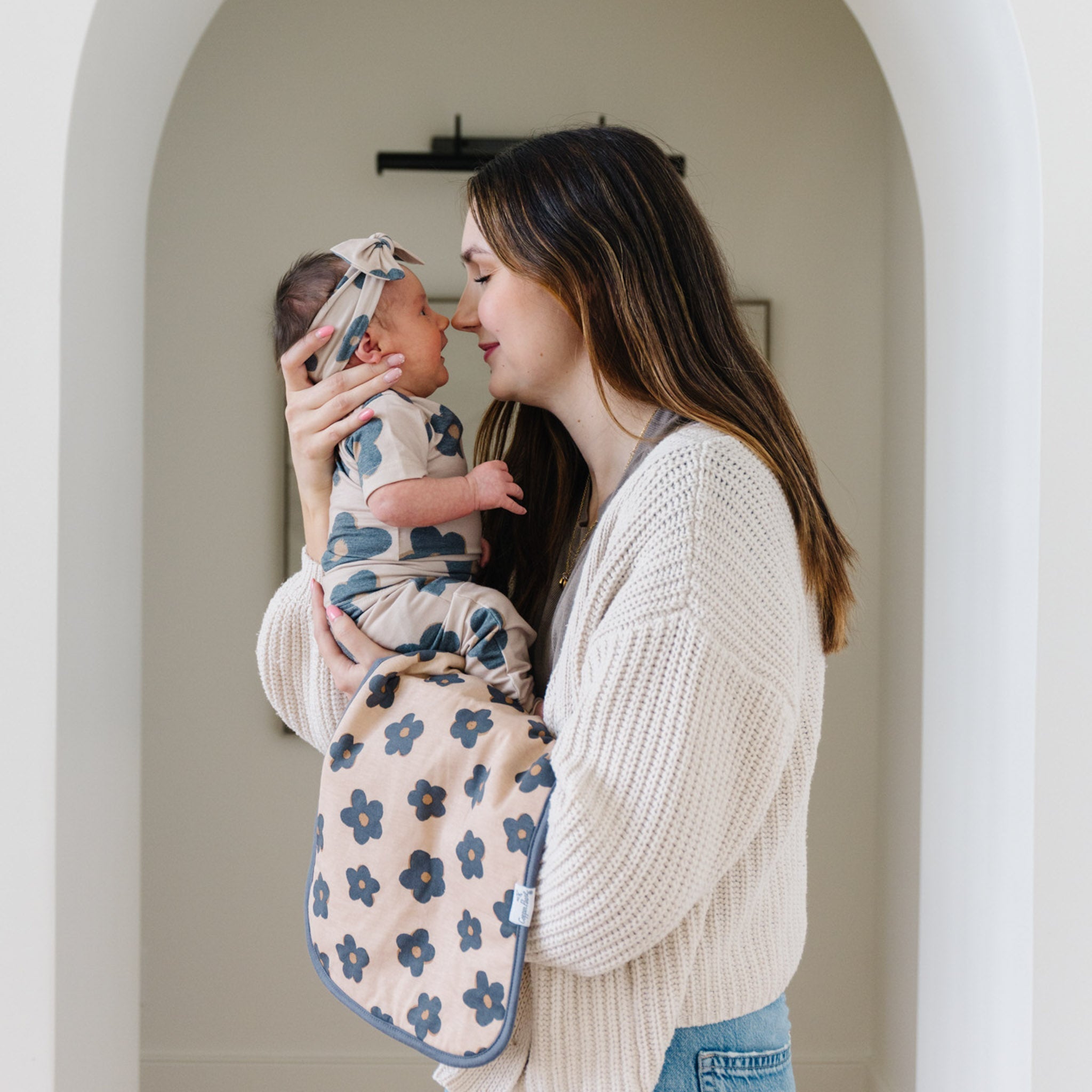 Copper Pearl Premium Burp Cloths | Gemma In Tan