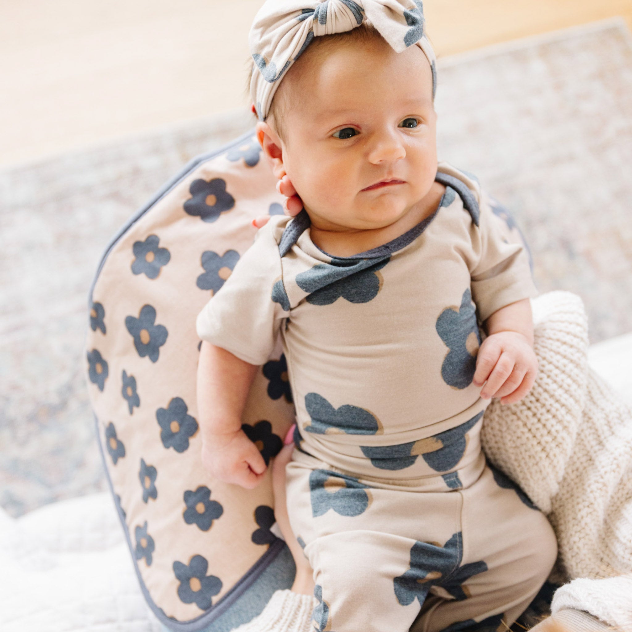 Copper Pearl Premium Burp Cloths | Gemma In Tan