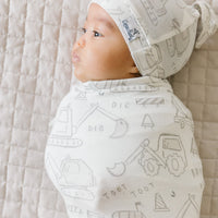 Copper Pearl Knit Swaddle Blanket | Gage