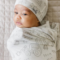Copper Pearl Knit Swaddle Blanket | Gage