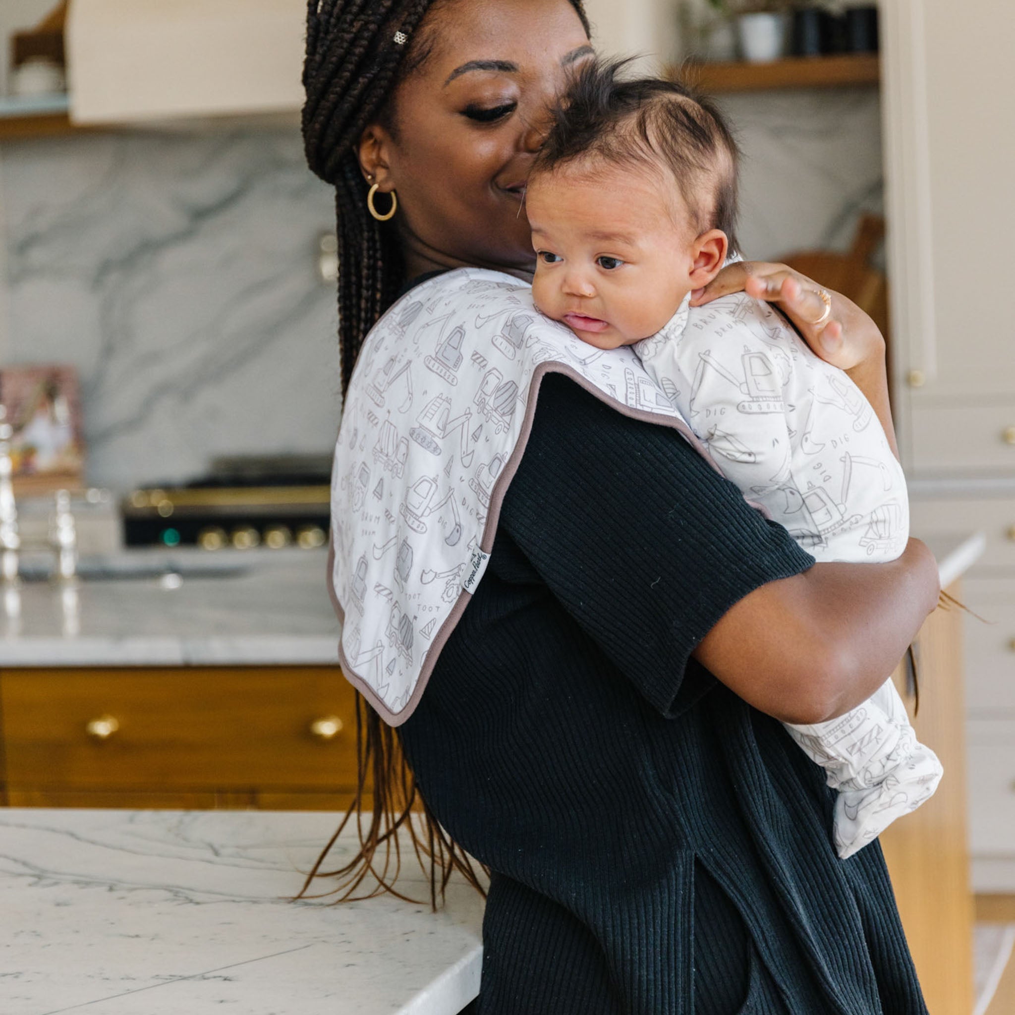 Copper Pearl Premium Burp Cloths | Gage