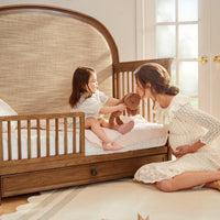 Maxi-Cosi Nursery Quiet Luxury 6-in-1 Convertible Crib with Toddler Bed/Daybed Conversion Kit