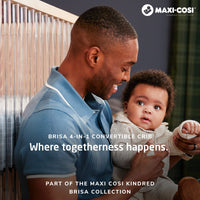 Maxi-Cosi Nursery Brisa 4-in-1 Convertible Crib with Toddler Bed/Daybed Conversion Kit