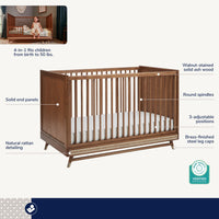 Maxi-Cosi Nursery Everheart 4-in-1 Convertible Crib with Toddler Bed/Daybed Conversion Kit