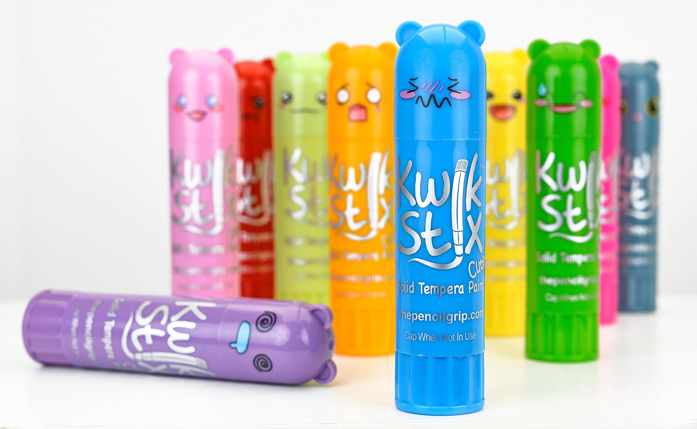 The Pencil Grip Kwik Stix Paint Sticks Cuties, Set of 12 Colors