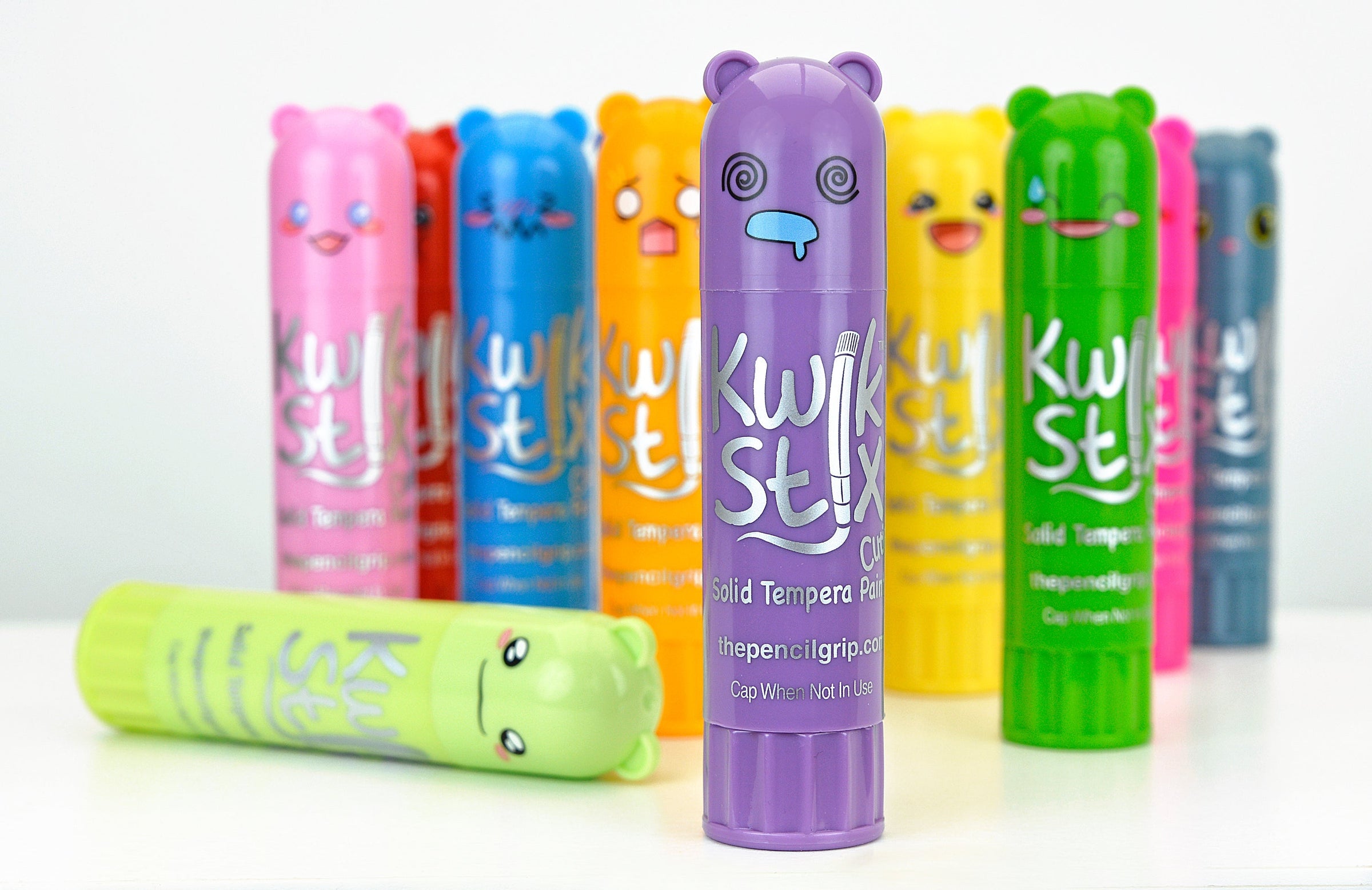 The Pencil Grip Kwik Stix Paint Sticks Cuties, Set of 12 Colors
