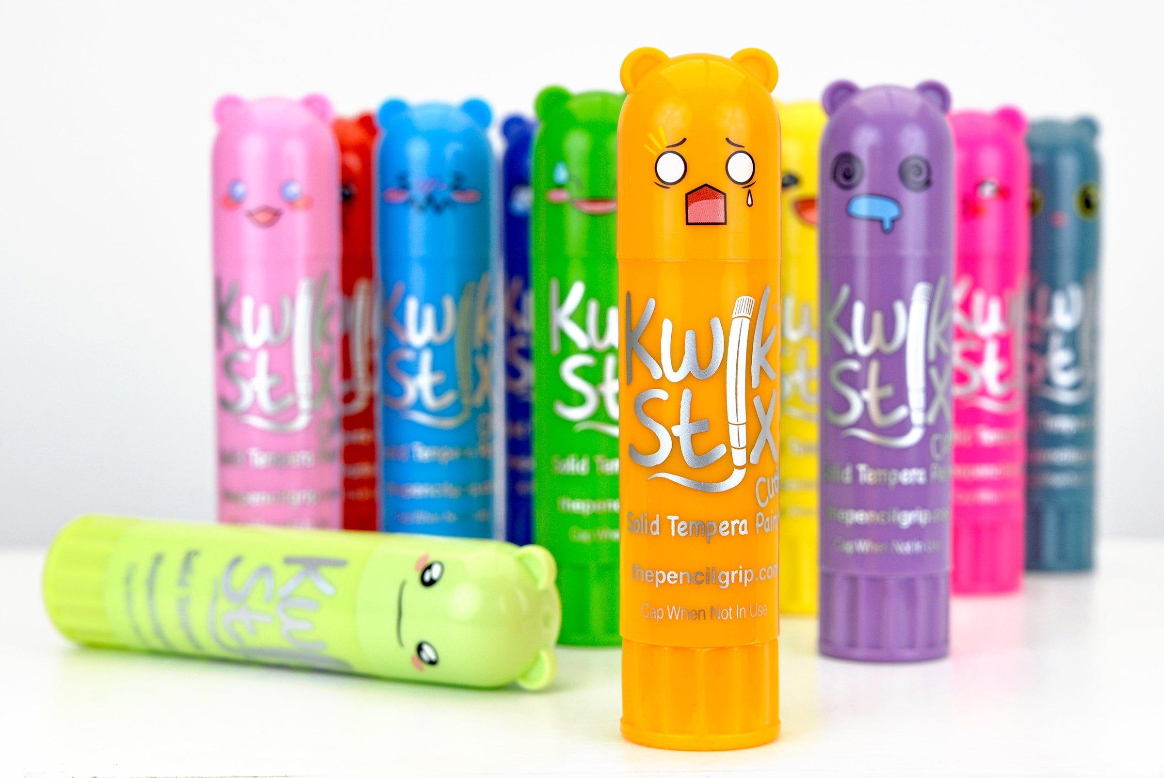 The Pencil Grip Kwik Stix Paint Sticks Cuties, Set of 12 Colors