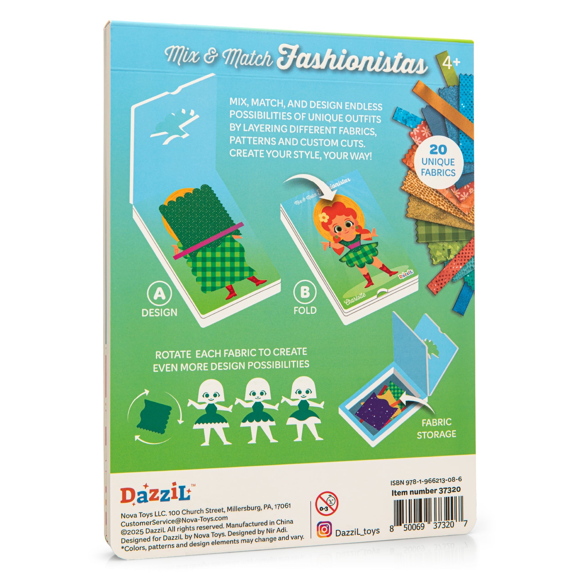 Nova Toys Mix & Match Fashionistas Charlotte