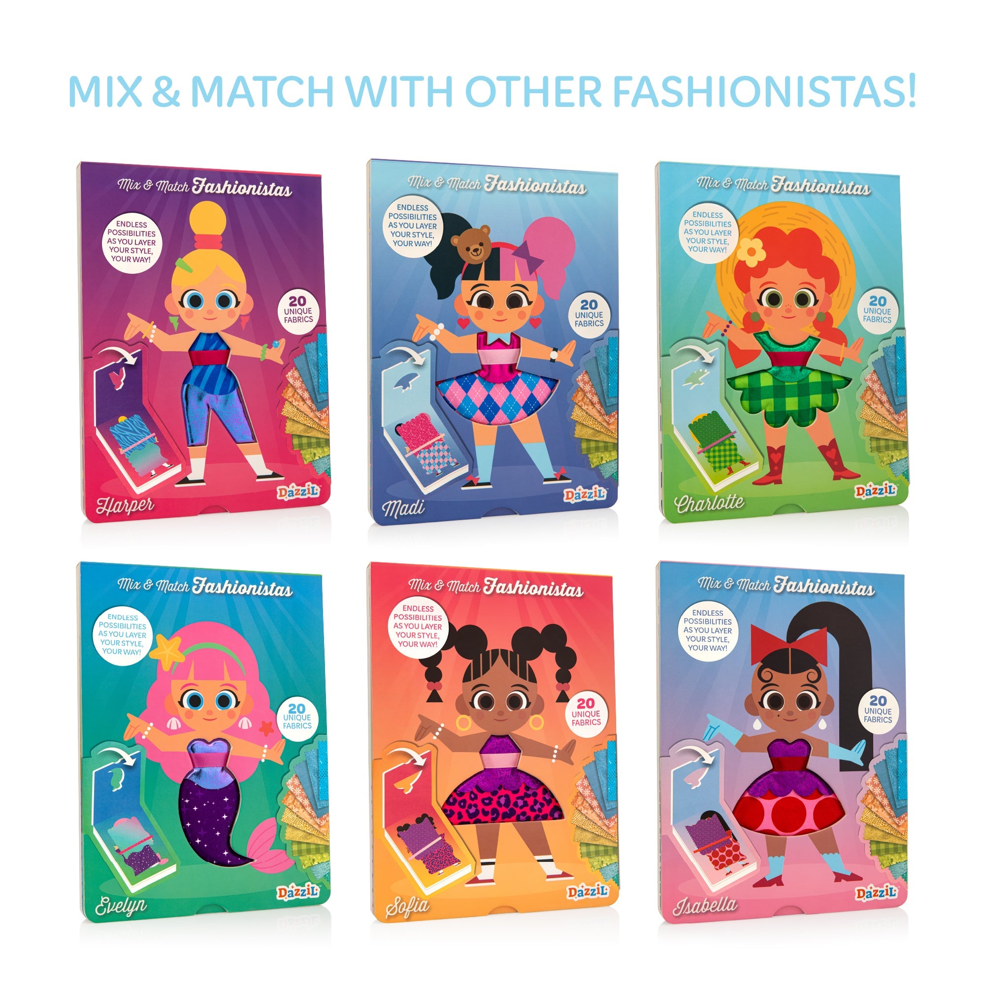 Nova Toys Mix & Match Fashionistas Charlotte