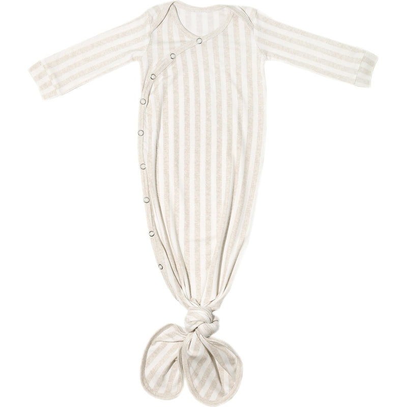 Copper Pearl Newborn Knotted Gown | Coastal