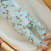 Copper Pearl Bamboo Convertible Zip-Up Footie | Rocketeer