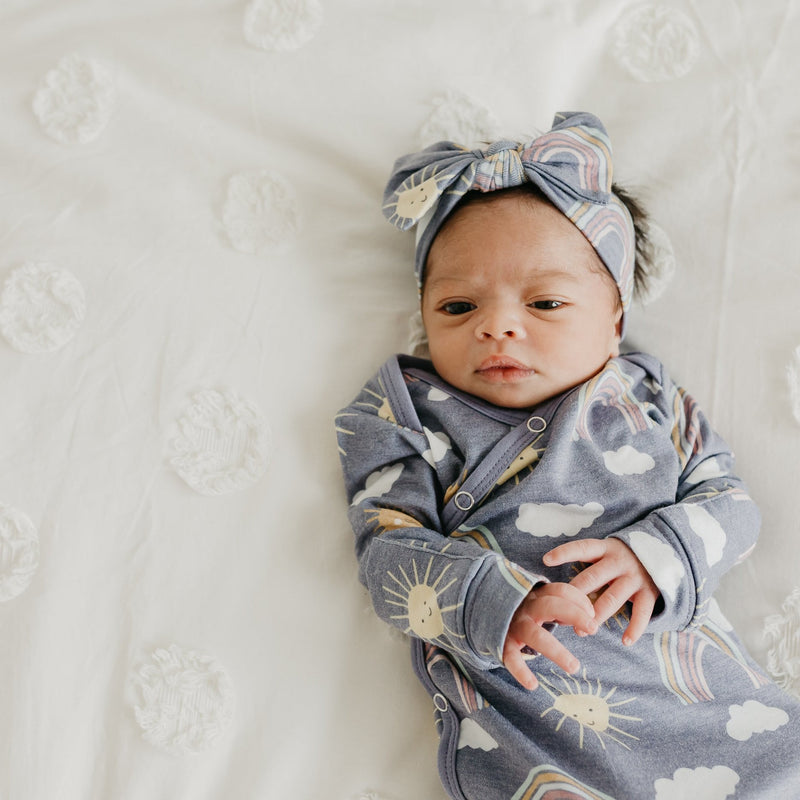 Copper Pearl Newborn Knotted Gown | Hope