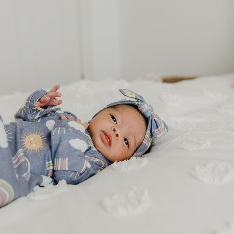 Copper Pearl Newborn Knotted Gown | Hope