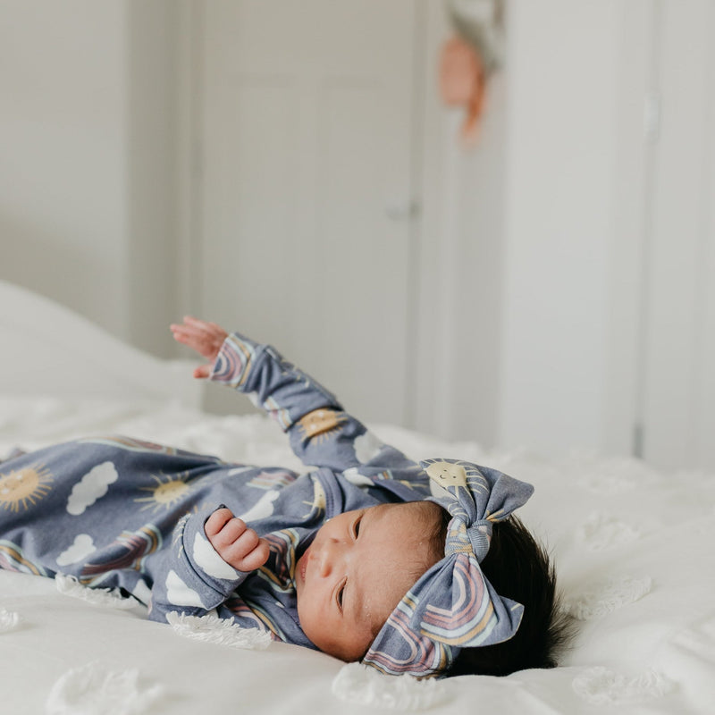 Copper Pearl Newborn Knotted Gown | Hope