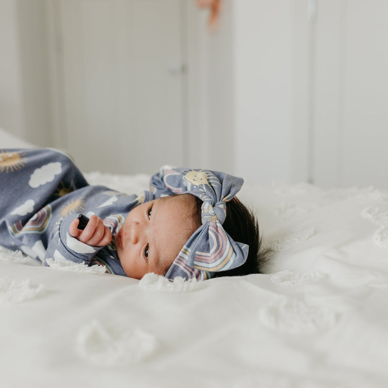 Copper Pearl Newborn Knotted Gown | Hope