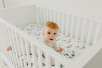 Copper Pearl Premium Knit Fitted Crib Sheet | Jo