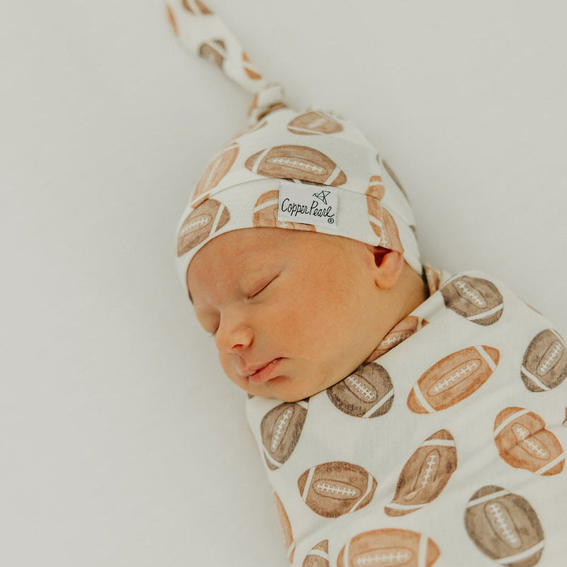 Copper Pearl Knit Swaddle Blanket | Blitz