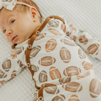 Copper Pearl Newborn Knotted Gown | Blitz