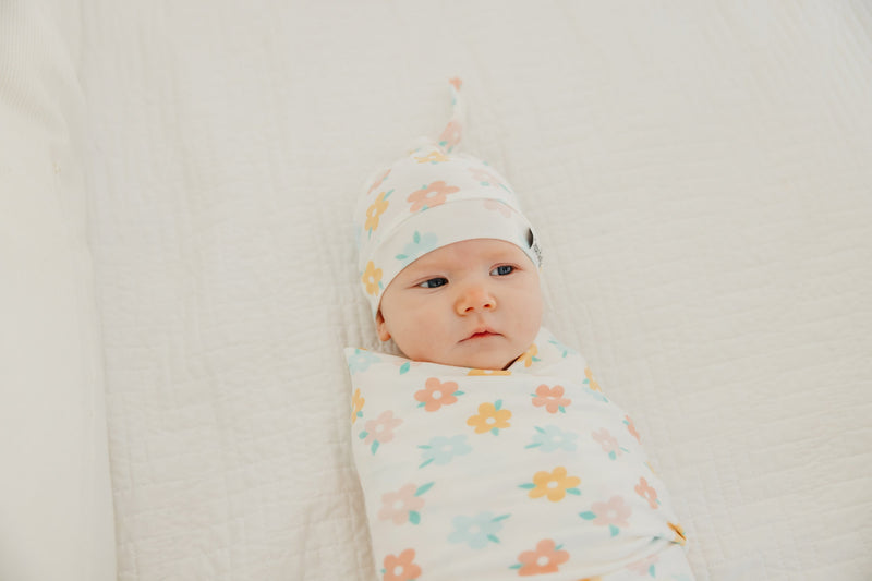 Copper Pearl Top Knot Hat | Daisy