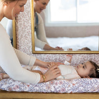 Copper Pearl Premium Knit Diaper Changing Pad Cover | Flora
