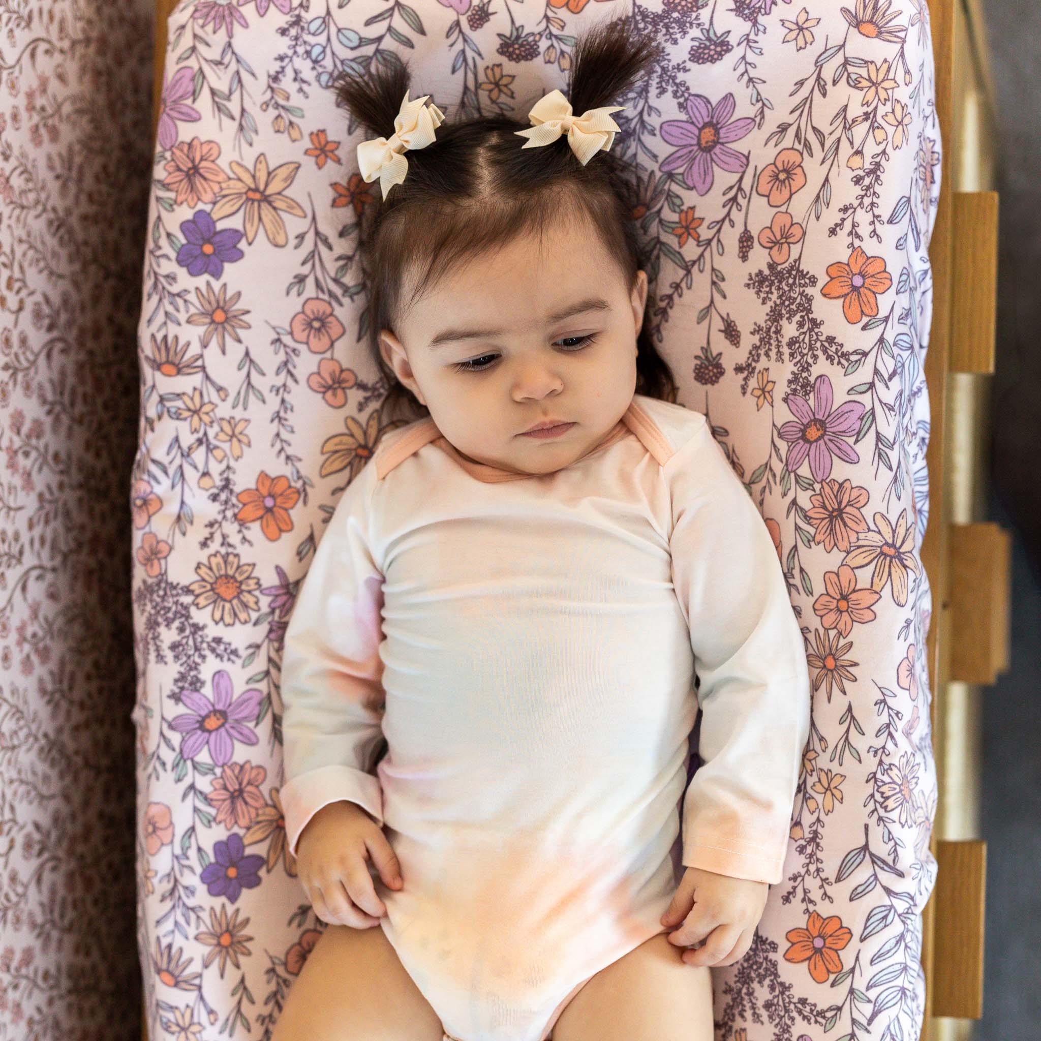 Copper Pearl Premium Knit Diaper Changing Pad Cover | Flora