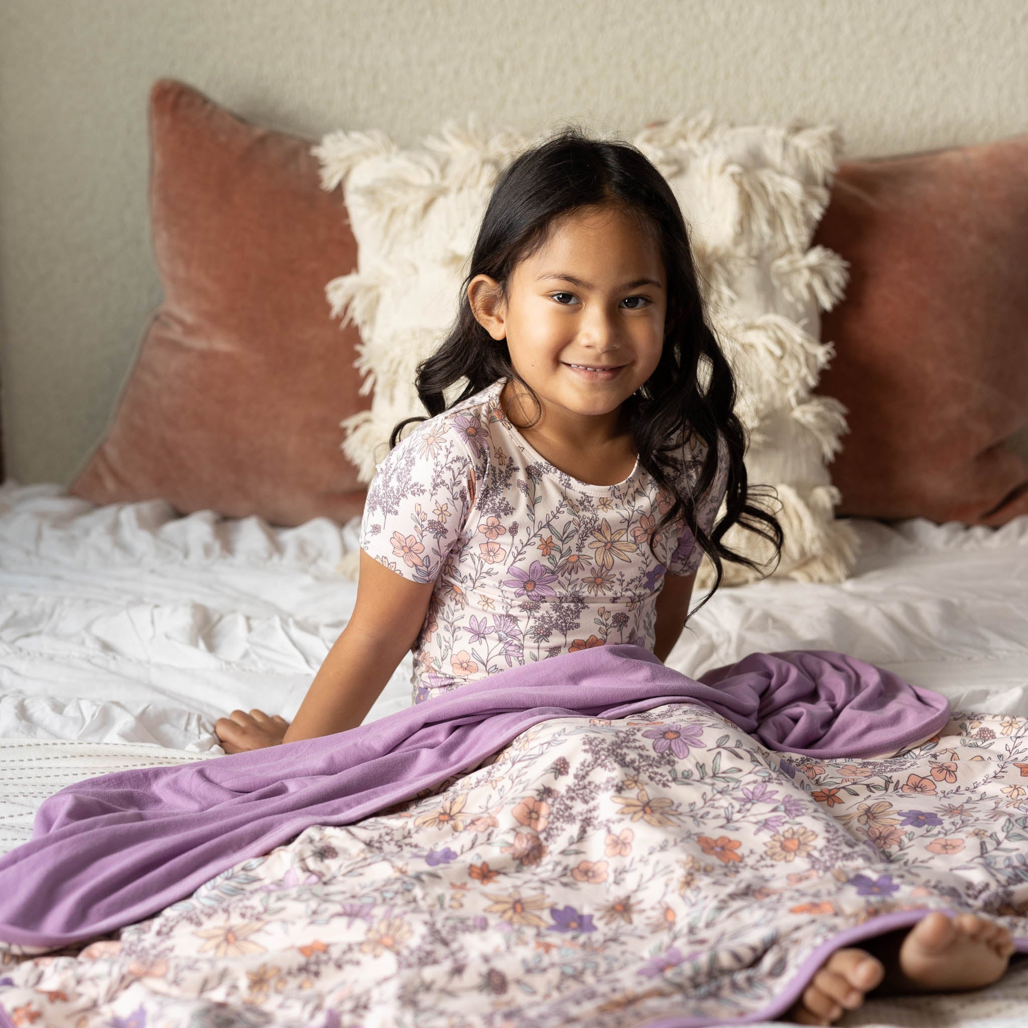 Copper Pearl Three-Layer Quilt | Flora