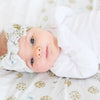 Copper Pearl Knit Headband Bow | Chip