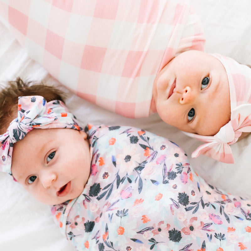 Copper Pearl Knit Headband Bow | London