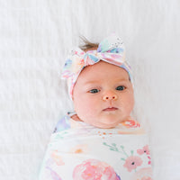 Copper Pearl Knit Headband Bow | Bloom