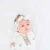 Copper Pearl Knit Headband Bow | Noah