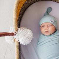 Copper Pearl Knit Swaddle Blanket | Sonny