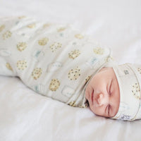 Copper Pearl Knit Swaddle Blanket | Chip