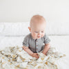 Copper Pearl Knit Swaddle Blanket | Chip