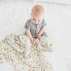 Copper Pearl Knit Swaddle Blanket | Chip