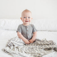 Copper Pearl Knit Swaddle Blanket | Midtown