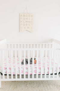 Copper Pearl Premium Knit Fitted Crib Sheet | Grace