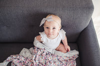 Copper Pearl Knit Swaddle Blanket | Morgan