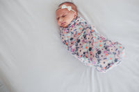 Copper Pearl Knit Swaddle Blanket | Morgan