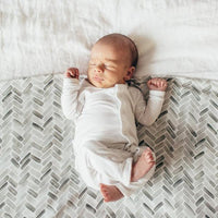 Copper Pearl Knit Swaddle Blanket | Alta