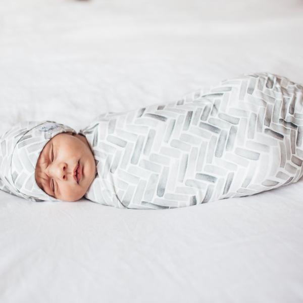 Copper Pearl Knit Swaddle Blanket | Alta